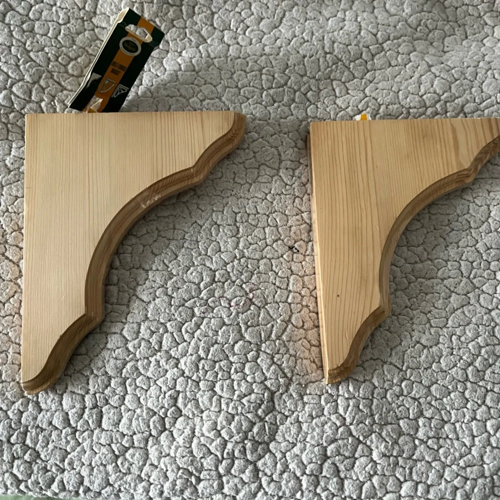 Natural Wood Wall Brackets